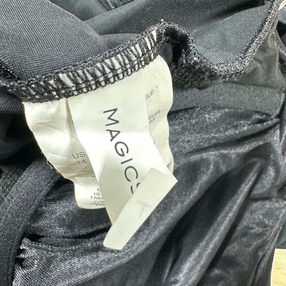 Magicsuit Solid Susan Underwire Swim Dress in Black Women's Size 14 New With Tag - Picture 4 of 9